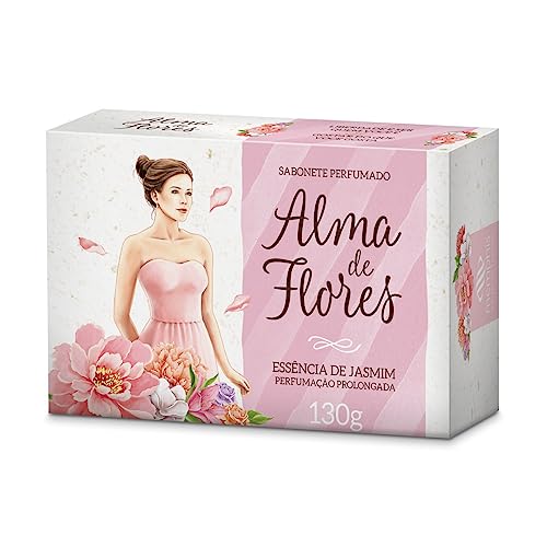 Alma de Flores Sabonete Jasmim De 130G. Branco