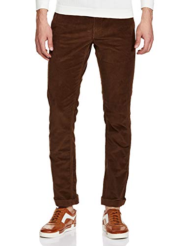 Image of Indian Terrain Men's Slim Casual Trousers