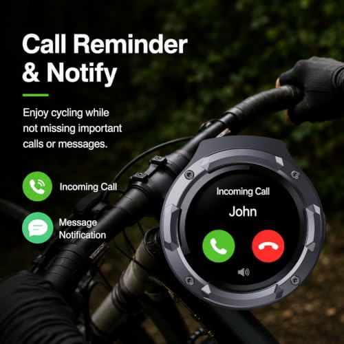 Image of YCV Bike GPS Computer for Cycling, Wireless Navigation, IP69K Waterproof, Long Battery Life (11+ Hours), USB Magnetic Charging, DIY Wallpaper, Handlebar Mount /Glove Friendly, Moto /Road /MTB /E-Bike Use