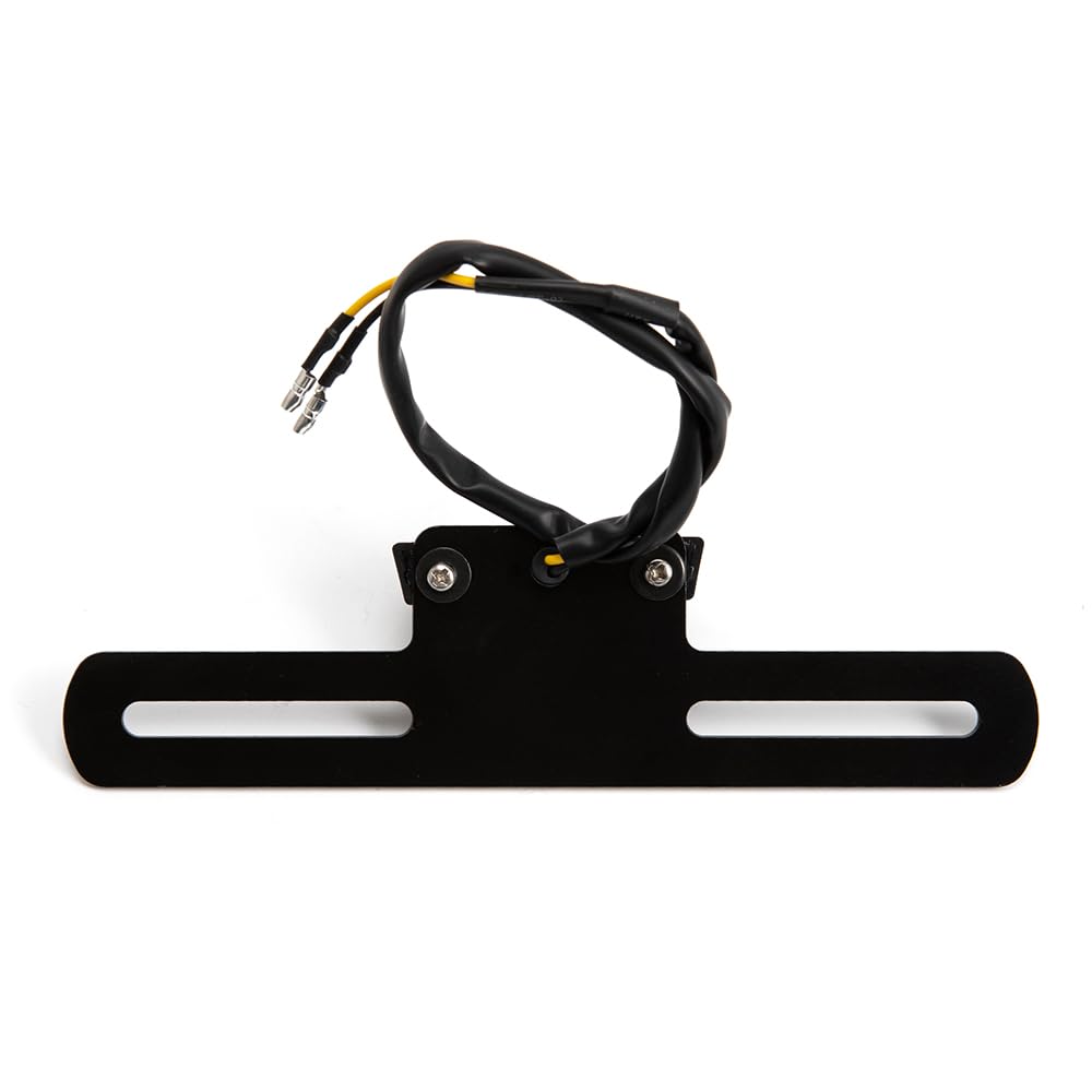3 LED Luce targa moto con supporto telaio Luce targa posteriore moto Compatibile con cruiser, ATV, scooter, ecc