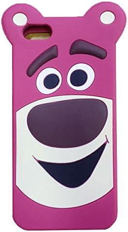 iphone 6S case,Mingfung 3D Cute ICartoon style Silicone Case Skin Cover for iPhone 6/6S-rose Red