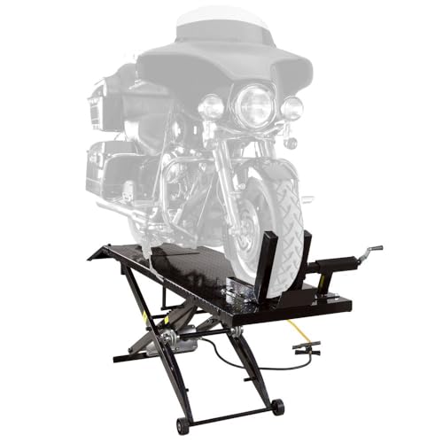 Black Widow Motorcycle Lift Table Pneumatic Compressed Air 1,000 lb