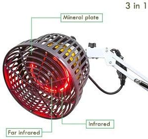 3-in-1 Infrared Instant Warm TDP Heat Lamp | Most Complete Product | Near Infrared + Far Infrared + Element Plate | D-10 - Image 2