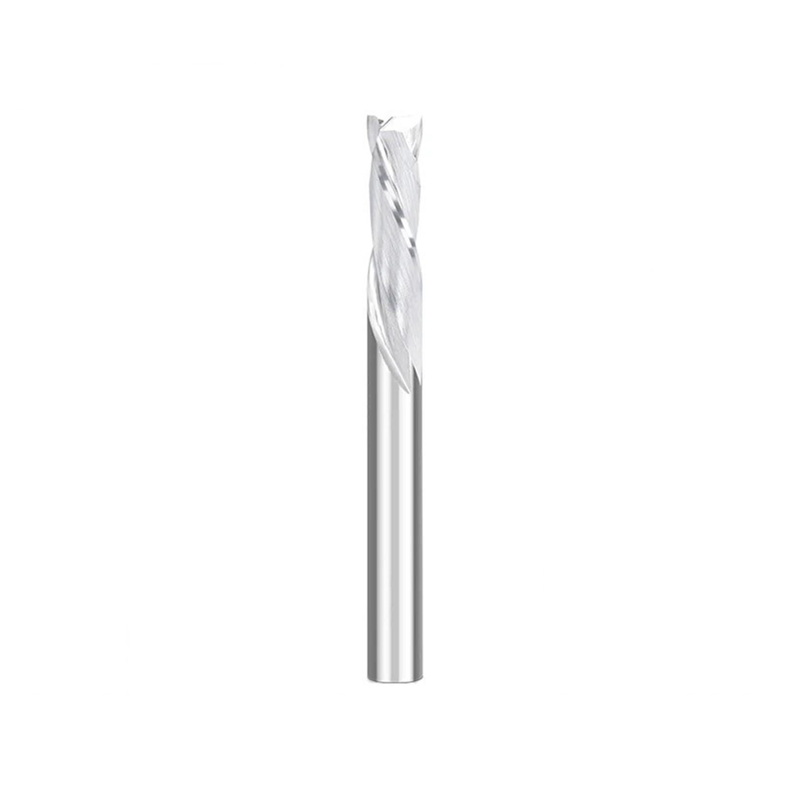 Fraise compression carbure 6.35 mm coupe net sans éclat pour commande numérique - 7