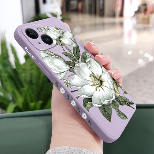 Coque iPhone 15 antichoc avec doublure microfibre douce fleurie - 2