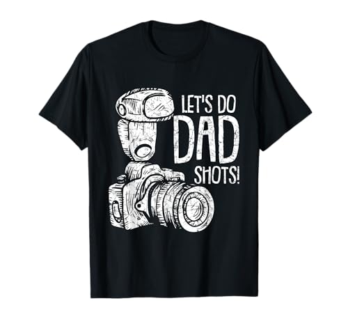 Photographer fathers day cool dad daddy papa dada pops maglietta