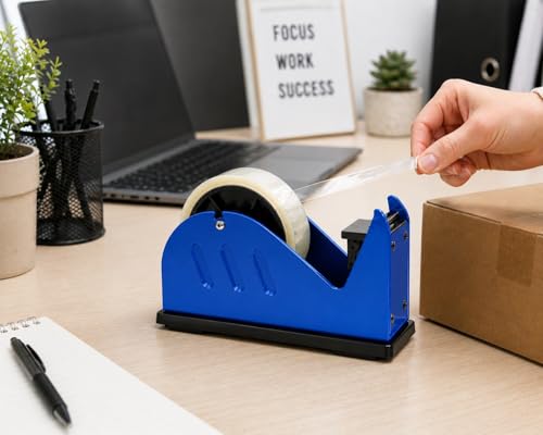 Image of QUTECH Tape Dispenser 2 Inch (50mm) Single Role for Packing Boxes Used at Warehouse and Table Desk