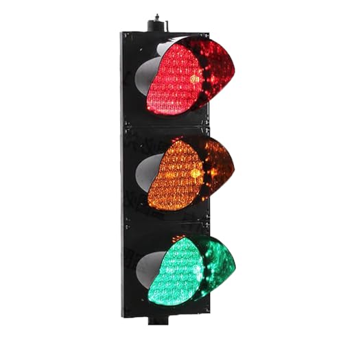 コンパクトLEDライト 信号黄色 Amazon | 信号機 産業用 LED 交通信号機 3 灯ブロック信号赤/緑