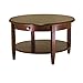 Concord Round Coffee Table with Drawer and Shelf RTM13485