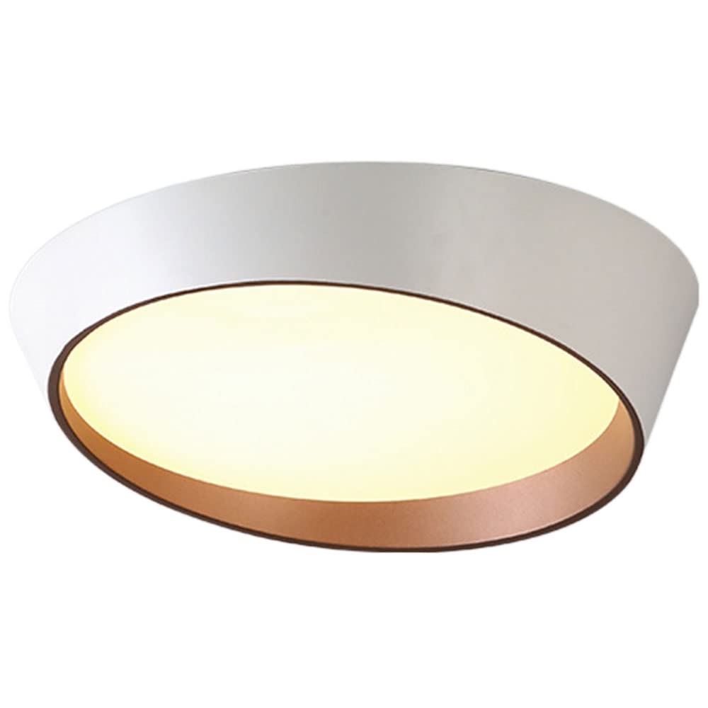 JXYDJH 19.7'' LED Flush Mount Ceiling Light, Dimmable 36W Bedroom Lamp Simple Home LED Ceiling Lights Minimalist White Lamp Shade Round Led Light Fixtures for Kitchen Hallway Living Room Farmhouse