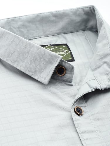 Image of Majestic Man Comfort Slim Fit Solid Pure Cotton Casual Shirt