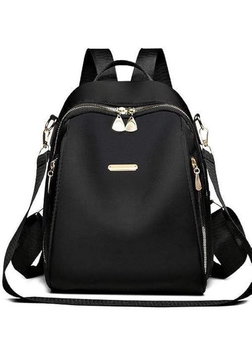 Kausbabi Premium Designer Women’s Backpack Purse – Stylish Nylon Backpack for Women, Fashion Travel Daypack with Anti-Theft Pocket, Lightweight & Durable Travel & Office Bag with Gold Zipper (Modal-6)