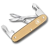 Victorinox Taschenwerkzeug Companion Slim Alox, Multitool, 6 Funktionen, Inkl. Schere, Paketöffner, Schraubendreher, Swiss Made, Gold
