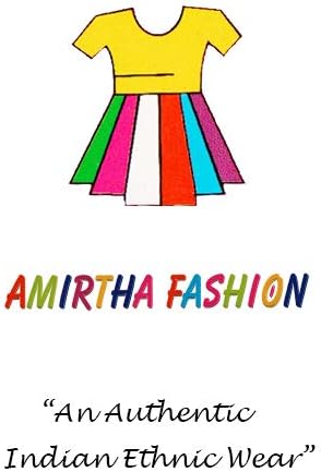 AMIRTHA FASHION Girl's Kerala Kasavu Handmade Cotton Silk Lehenga Choli (Kerala White)