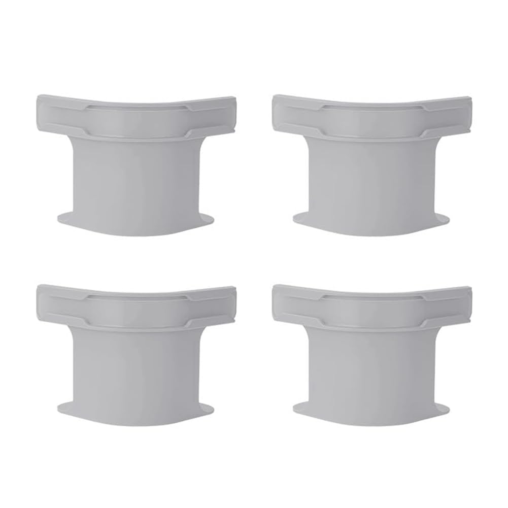 Aurelicxy 4PCS Bed Sheet and Bed Cover Fastener Open Corner Bed Sheet Holder with Lock Strips Quilt Cover Fixed Non-Slip Clips Grey
