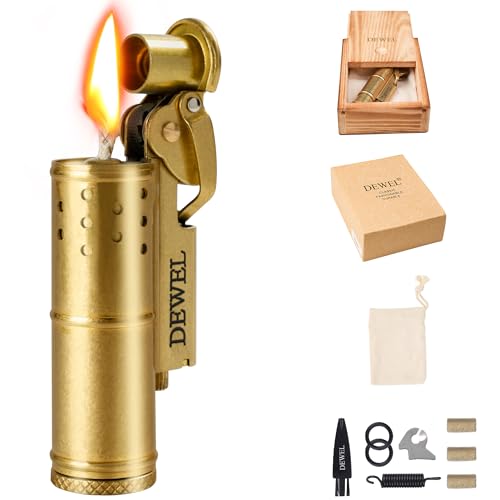 Encendedor Vintage de Rueda en Cobre y Latón