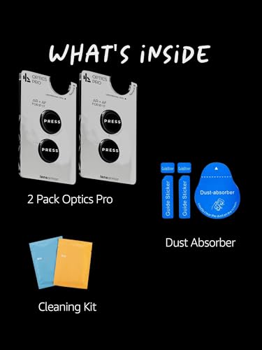 Image of Lensarmor Compatible with iPhone 17 Camera Lens Protector Black (2-Pack) - 9H Tempered Glass, Military-Grade Anti-Scratch, Case-Friendly, Easy Install Frame