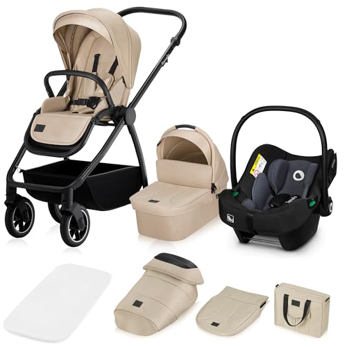 Lionelo Meril 3 En 1 Cochecito De Bebé Multiusos 0-48 Meses Hasta 22 Kg, Capazo Hasta 9 Kg, Silla De Coche Hasta 13 Kg, Ruedas Todoterreno 360 , Lionelo Meril 3 En 1 Cochecito De Bebé Multiusos 0-48 Meses Hasta 22 Kg, Capazo Hasta 9 Kg, Silla De Coche Hasta 13 Kg, Ruedas Todoterreno 360 ,