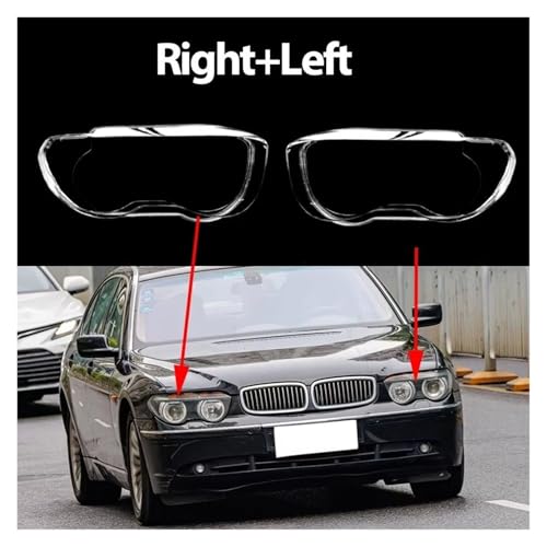 Coque de phare BMW E65 E66 de remplacement transparente pour berline Série 7 2001-2004