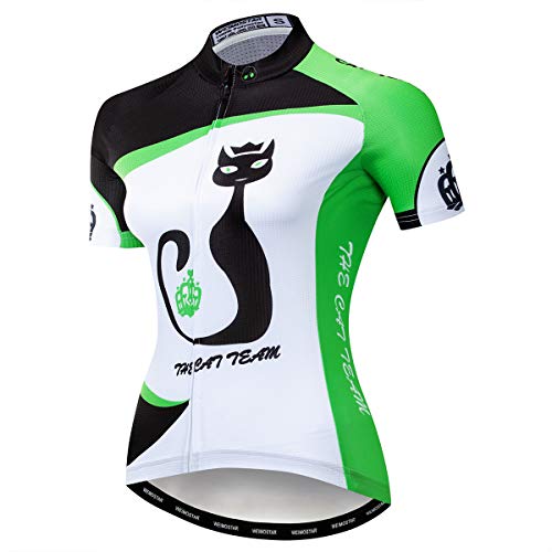 Women's Cycling Jersey, Breathable Cycling Shirts MTB Jersey Quick Dry High Elasticity Bicycle Tops S-XXL