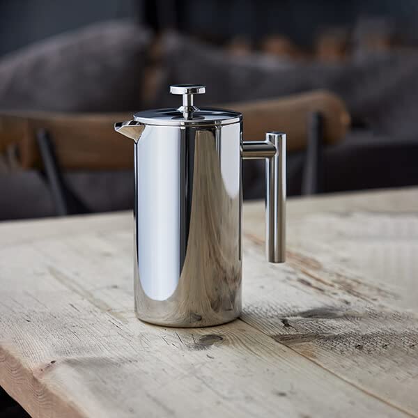 Stellar Double Wall Stainless Steel Cafetiere - 900ml Stainless Steel Insulated French Press Coffee Maker - Image 2
