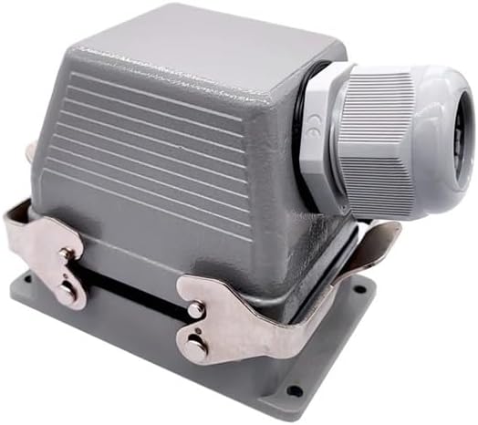 Heavy Duty Connectors HDC-HE-032-1/2 F/M 32pin 16A Industrial Rectangular Aviation Connector Plug Screw Connection(Hdc-he-032-2)