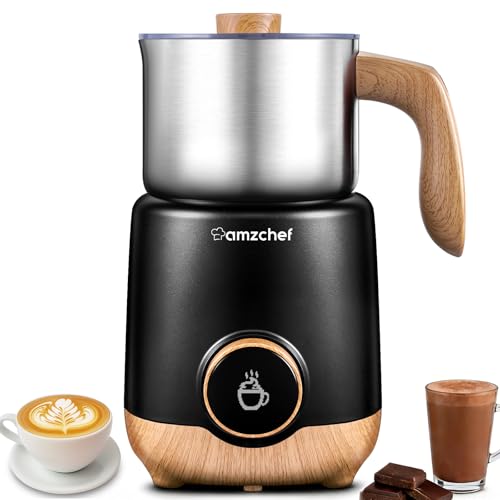 Reviews de Productos de limpieza para vaporizadores de leche los 5 más buscados. 48 AMZCHEF 8 en 1 espumador de leche y vaporizador de 21 onzas, 550 vatios de acero inoxidable dividido, calentador de leche para leche, capuchino, chocolate caliente, espuma caliente...