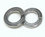 arandela elastica de seguridad  10 arandelas elásticas DIN 127, forma B, acero inoxidable 1.4310 (acero inoxidable V2A, M8)