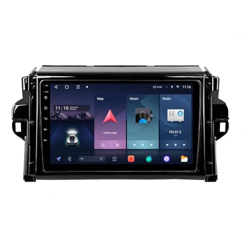 Navegador GPS para Toyota Fortuner 2015-2020 con pantalla de 4 núcleos y mapas de Europa