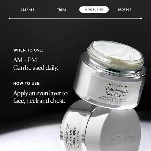 Naturium Multi-Peptide Rich Cream, Hydrating & Nourishing to Help Appearance of Fine Lines & Wrinkles, Vegan & Cruelty-Free, 1.7 oz - image 7