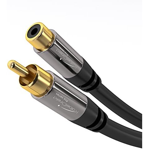 KabelDirekt RCA Extension Cable 6ft Cover