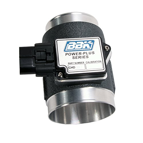 BBK 8002 76mm Mass Air Flow Meter MAF Sensor Calibrated For 19 lb Injectors, Cold Air Kit Calibration for Ford Mustang 5.0L