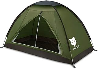 Night Cat 1 2 Person Tent Waterproof - Lightweight 1 Man BackPacking Tent Easy Set Up Single Layer for Hiking Camping