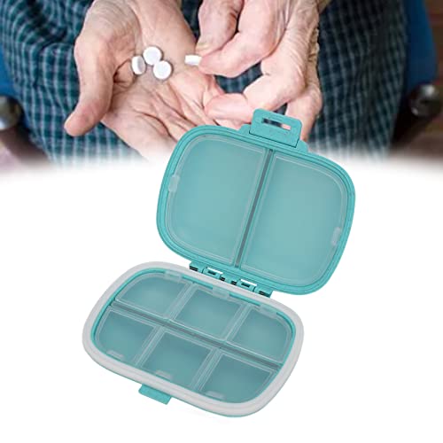 Organizador de comprimidos de 8 compartimentos, porta-comprimidos para viagem Mini recipiente forte