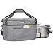 HOMEST Slow Cooker Travel Bag with Easy to Clean Lining, Insulated Carrier with Zippered Accessory Pocket, Carry Case Compatible with Crock Pot 6, 7, 8 Quart (Patent Design)