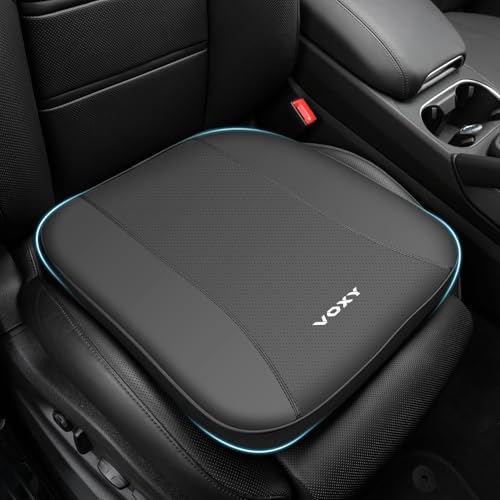 【最強の素材】高級車内装素材のクッション 触ったら戻れない ブラック Amazon | ヴォクシー 専用 車 クッション 3cm厚い 運転席 カーシート