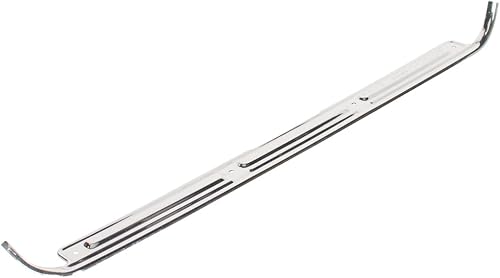 United Pacific C677201 - Placa de umbral de puerta cromada para camiones Chevy y GMC 1967-72, triple cromado, estilo original con agujeros de