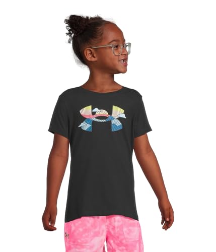Under Armour Girls' Wave Logo Tee (Big Kid)