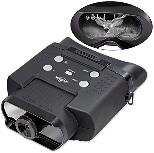 Hike Crew Night Vision Binoculars, Digital Infrared Night Goggles for Hunting, Built-in Camera
