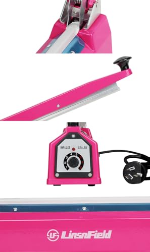 Image of Sealer Pro, Patented 8-inch Impulse Heat Sealer, 2-mm Sealing Width Super Heavy Duty Bag Sealing Machine with Extra 2 Replacements, 1Fuse Included, Dragon Fruit
