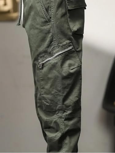 Image of Lymio Cargo for Men || Cotton Cargo Pant || Drawstring Waist Pant (Also Available in Plus Sizes) (89-92)