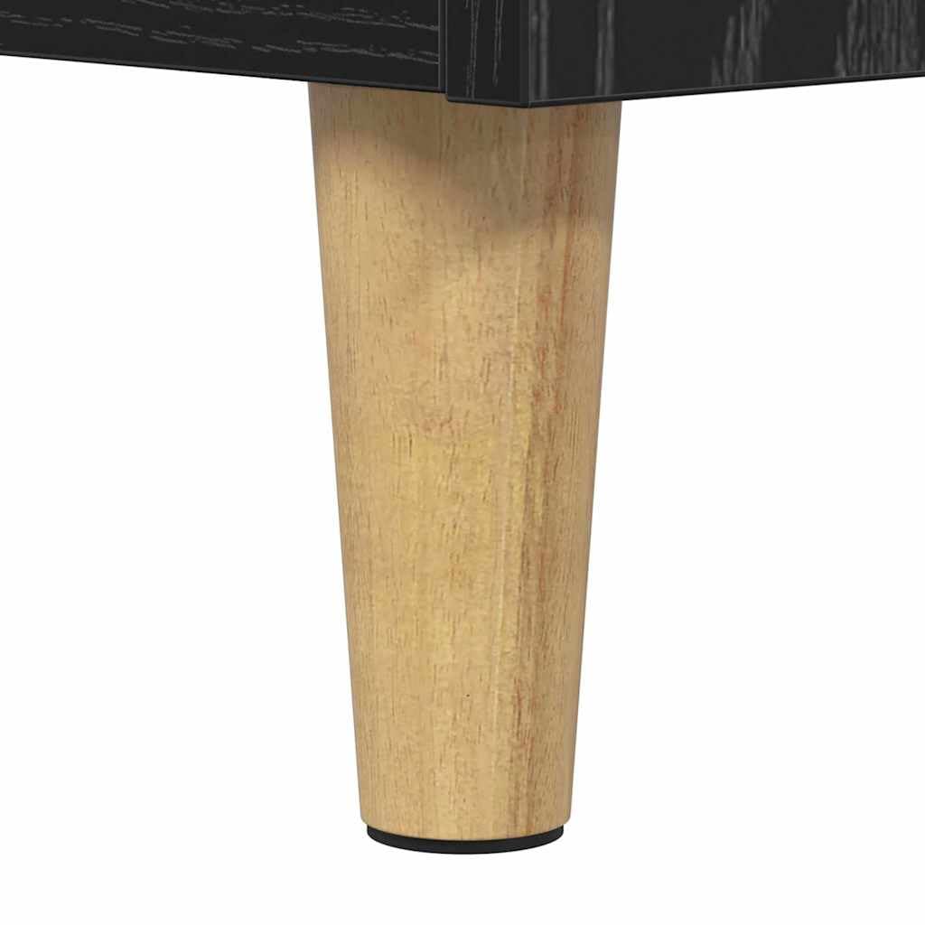 3-częściowy zestaw kredensów, wygląd czarnego dębu, 60 x 35 x 70 cm, nowoczesny materiał drewnopochodny, szafka do przechowywania do jadalni, salonu, kuchni, uniwersalne wzornictwo