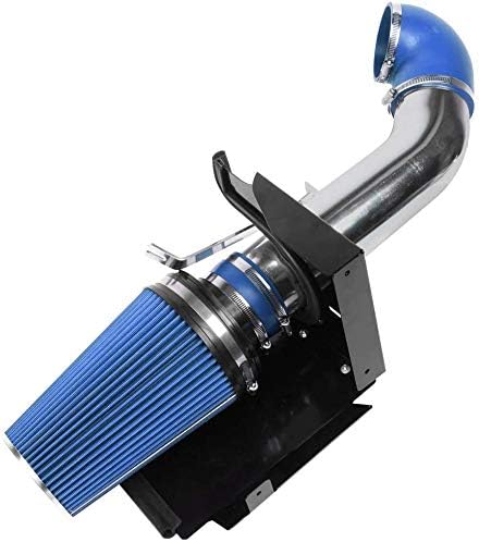 4" Cold Air Intake System Kit + Filter Replacement for Avalanche/Suburban/Silverado 1500 2500 3500 HD Escalade Sierra/Yukon 1999-2006 V8 4.8L/5.3L/6.0L(Blue)