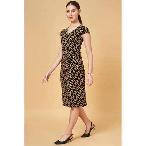 Image of Annabelle Women's Dress | Slim Fit | V Neck | Half Sleeve