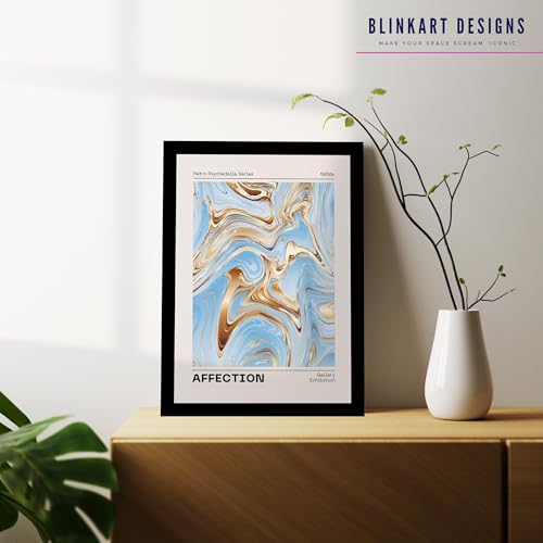 Image of BLINKART Trendy Abstract Wall Art Painting Print Design | Aesthetic Wall Decor Photo Artwork Frame Decoration Hanging For Home Bedroom Living Room Office Wall Decor | T079 | 13x10 Inches