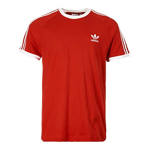 Preisvergleich Produktbild adidas Herren 3-Streifen T-Shirt, Power Red, XL
