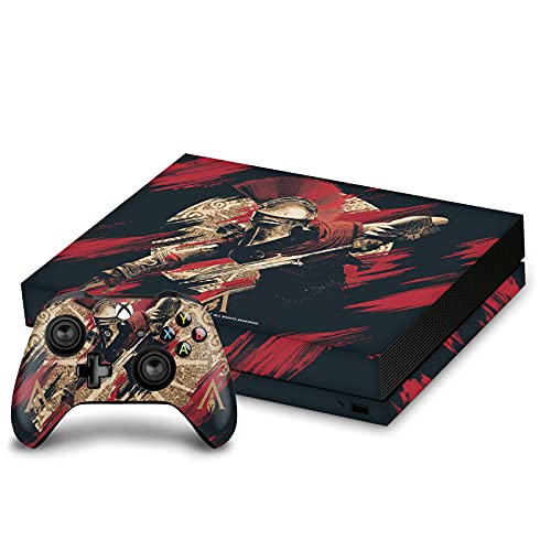 Autocollant de Jeu Xbox One X Assassin's Creed Alexios - Vinyle Peau Console Manette Odyssey