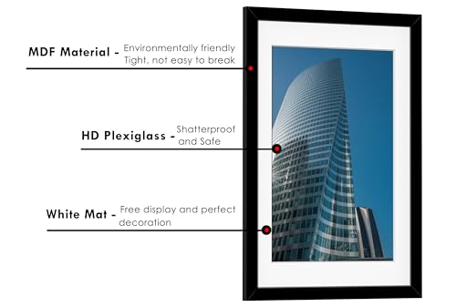 Pealsn 24X36 Poster Frame, Display Pictures 20 X 30 With Mat Or 24 X 36 Without Mat thumb #3