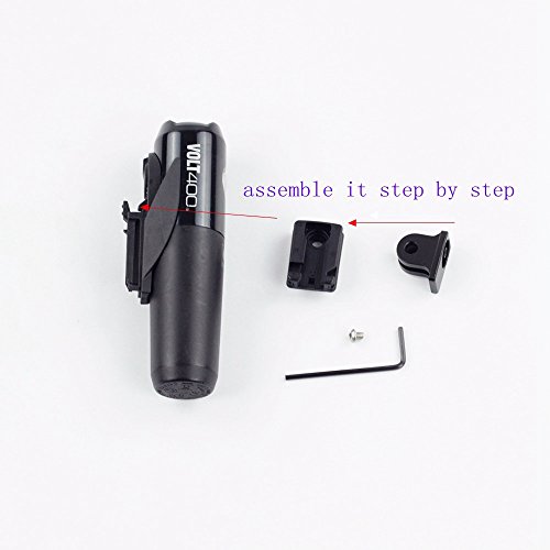 Image of trigo Bike Alloy Flashlight Adapter for Cateye Volt Flashlight Mount Garmin GPS Bryton Computer Mount