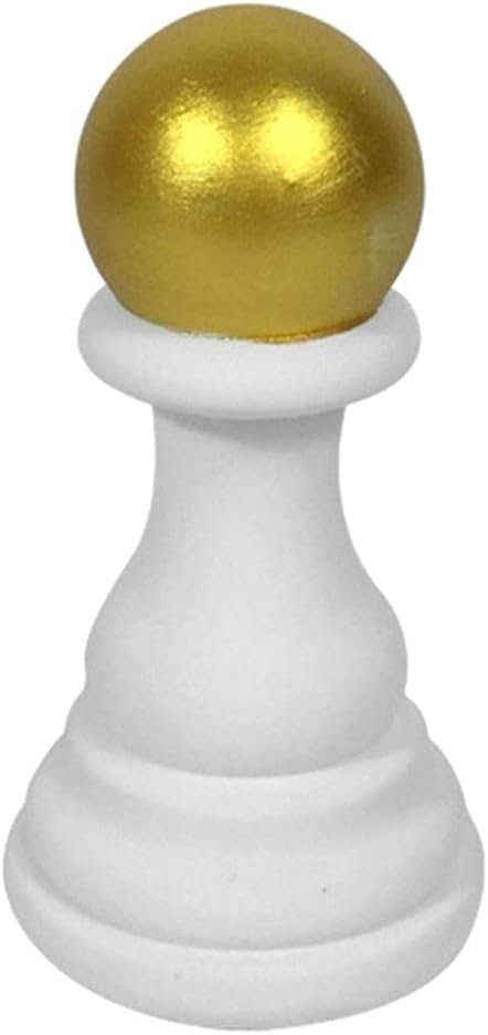 Chess Pieces Statue Sculpture Ornament Collectible Figurine Craft Furnishing for Decoration Office Desk Table Cabinet Arrangement Gift, Pawn
